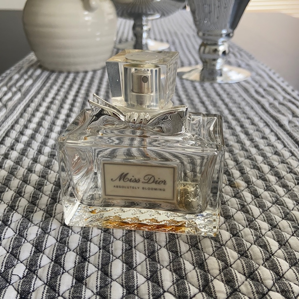 Empty Miss Dior bottle
